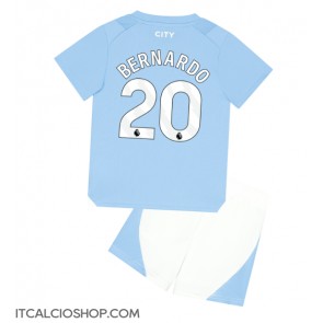 Manchester City Bernardo Silva #20 Prima Maglia Bambino 2023-24 Manica Corta (+ Pantaloni corti)